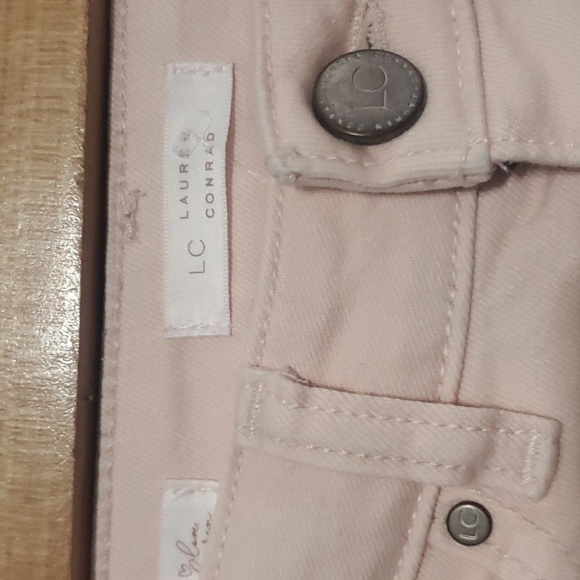 Lauren Conrad Light Pink Jeans Womens Size 2 Skinny Perfect For Summer - Picture 6 of 16
